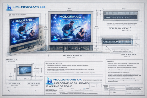 Holograms UK Holoband 3D Billboard Plans