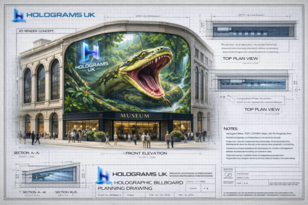 Holograms UK Museum 3D Billboard Plans