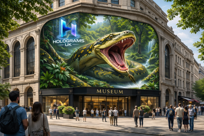 Holograms UK Museum 3D Billboard