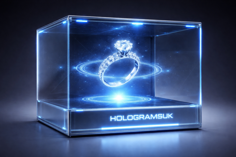 Holograms UK Rectangle Cabinet Ring